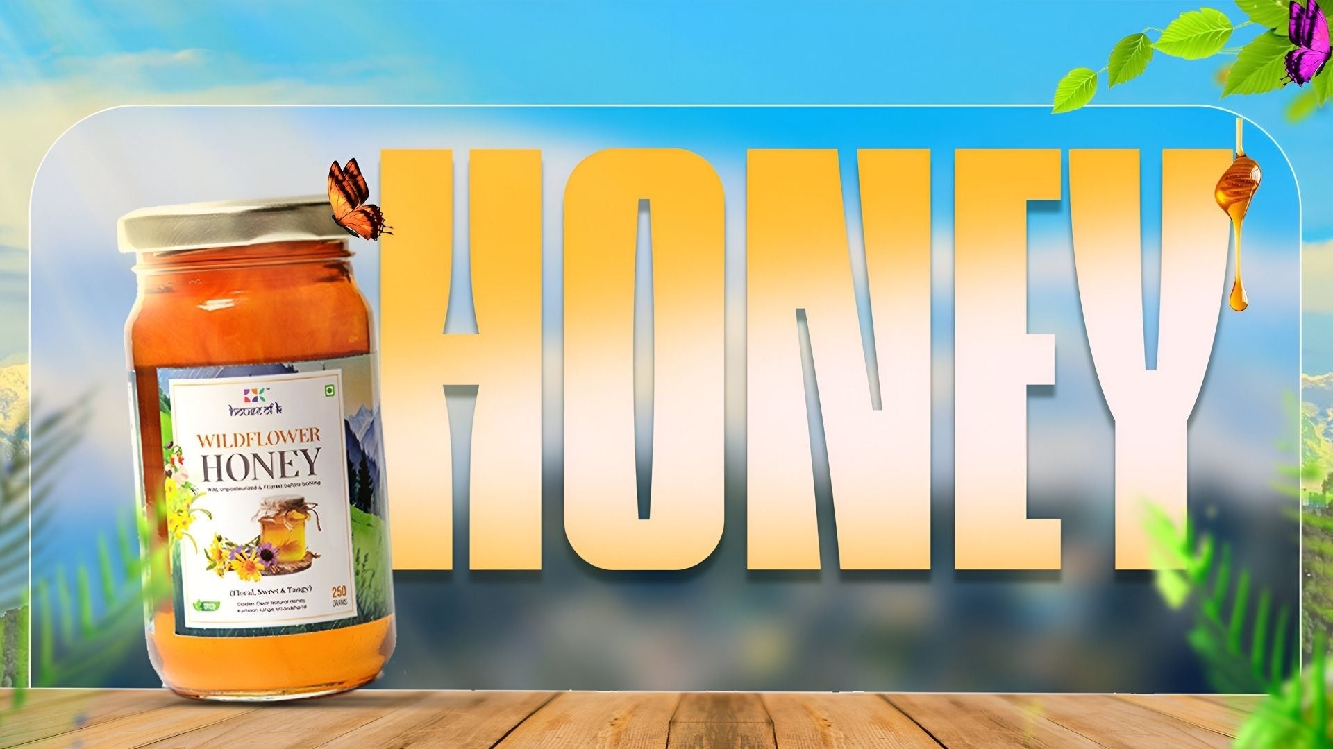 Organic Wildflower Honey