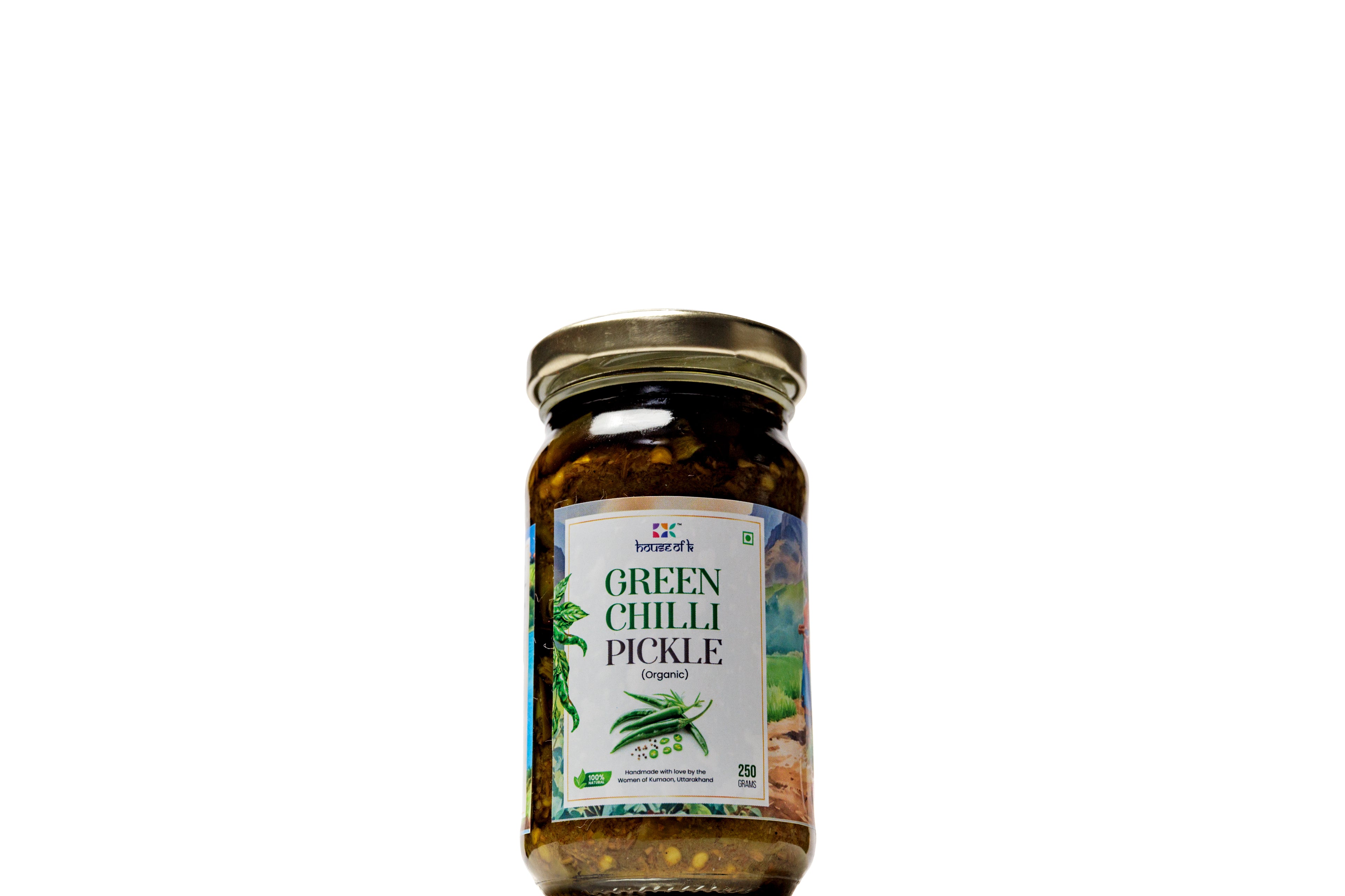 Organic Green Chilly Pickle