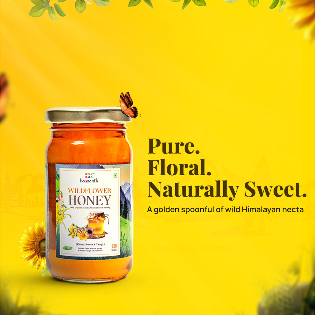 Organic Wildflower Honey from Uttarakhand | Raw Himalayan Honey | House of K