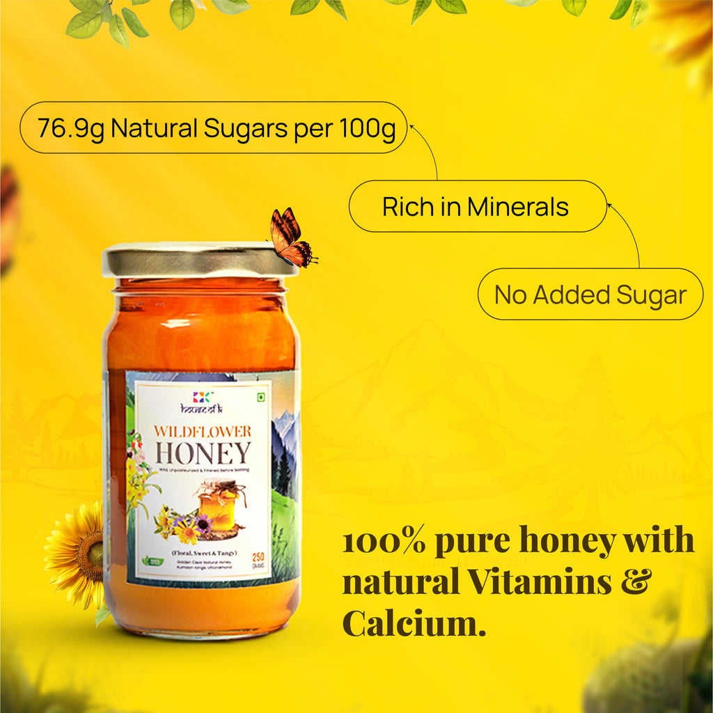 Organic Wildflower Honey from Uttarakhand | Raw Himalayan Honey | House of K