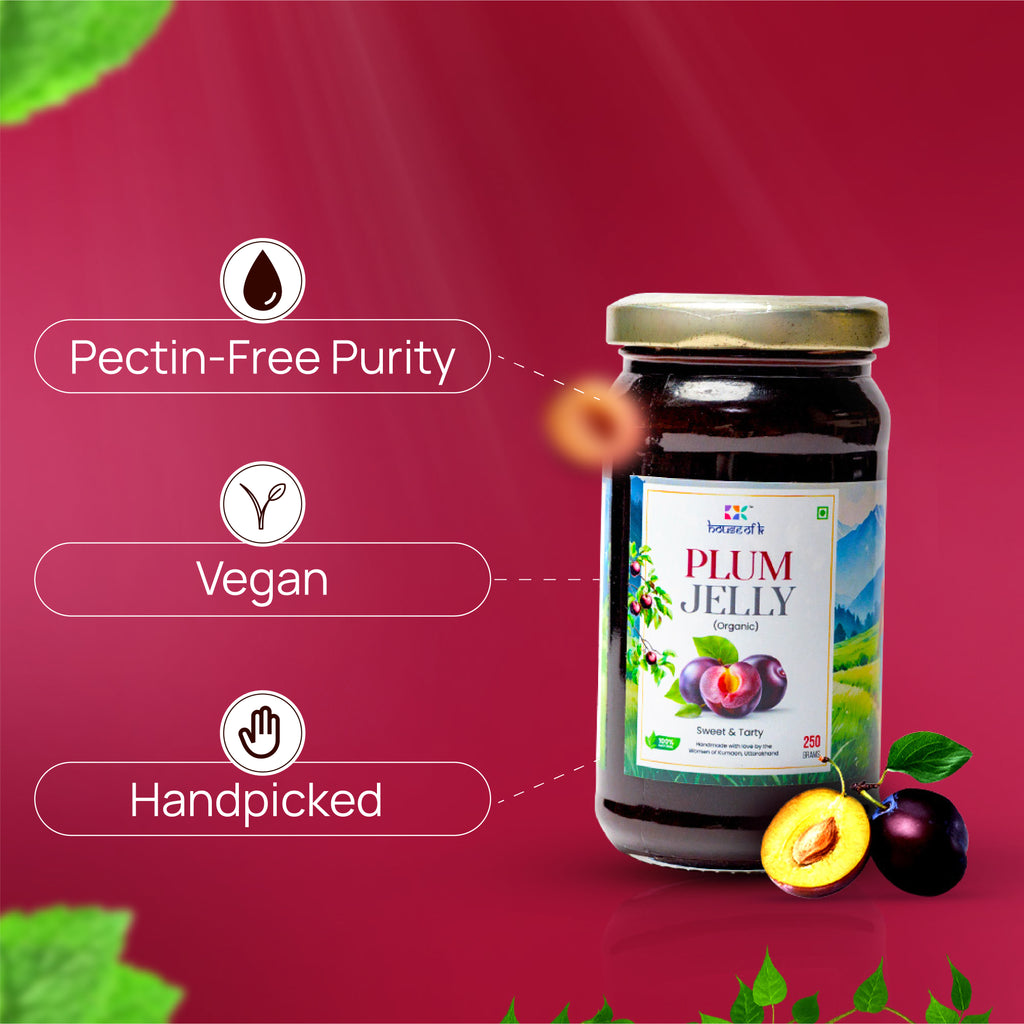 Organic Plum Preserve | Handmade Plum Jam from Kumaon | House of K