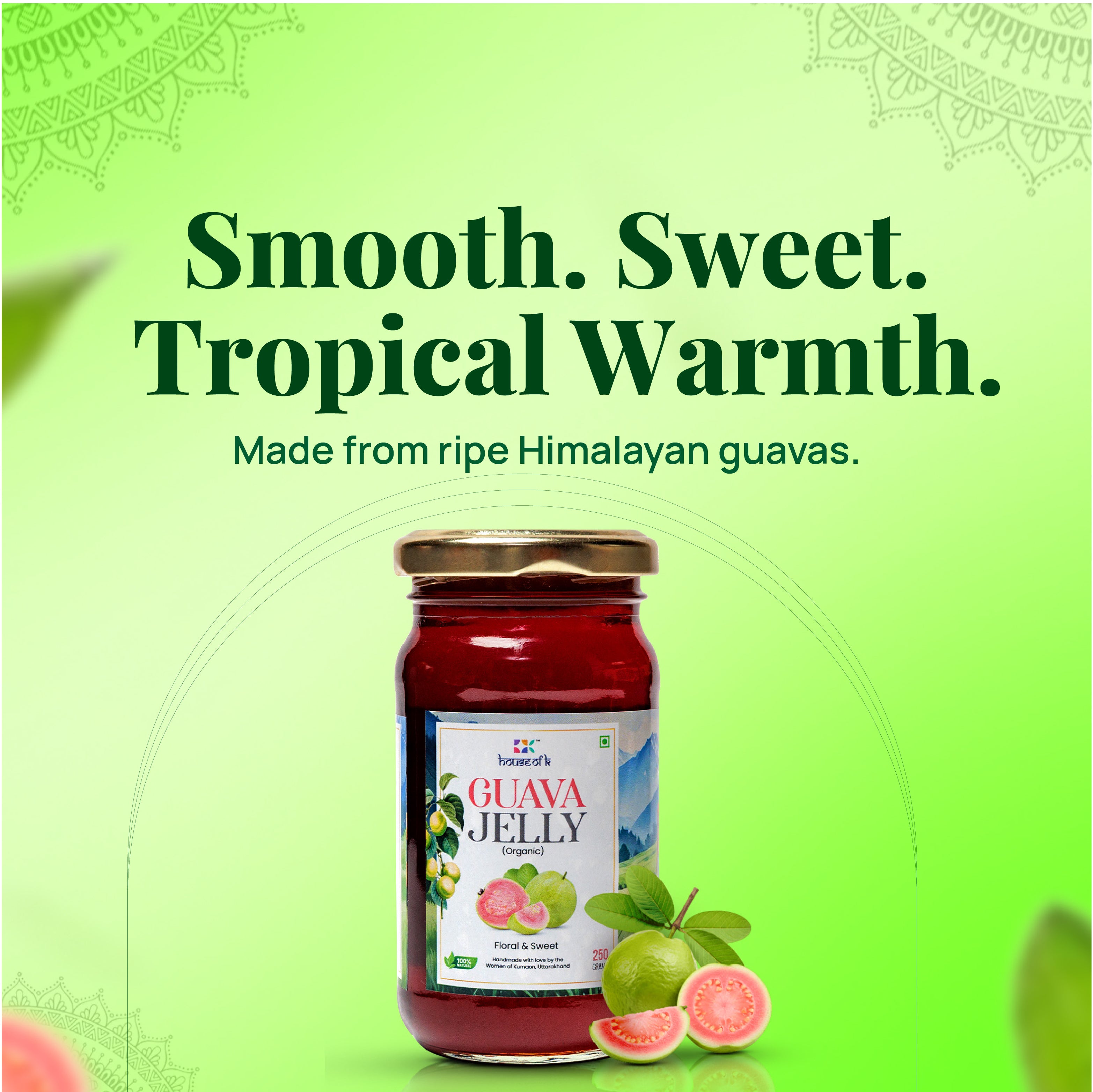 Organic Guava Jelly | Handmade Artisanal Guava Jelly | House of K